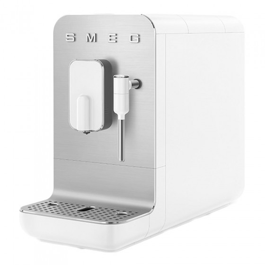 Kahvikone Smeg 50's Style Silver White BCC02WHMEU