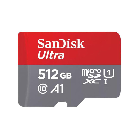 512GB Ultra MicroSDXC 150MB/s+SD Adapter