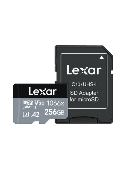 Lexar pro 1066x 256gb microsdxc uhs-i (r160/w120) -muistikortti