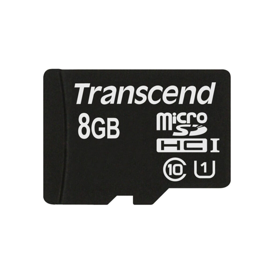 TRANSCEND MICROSDHC CL10 U1 8GB W/A 45M