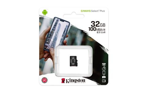 Kingston MicroSDHC 32GB Canvas Select Plus 100MB/s read Class 10
