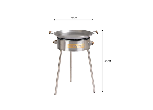 GrillSymbol grillipannu kaasupolttimella PRO-580