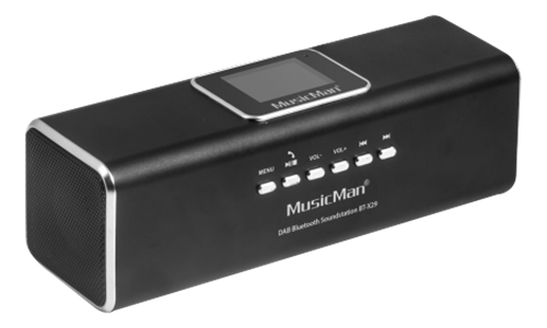 MusicMan DAB Bluetooth Soundstation Black