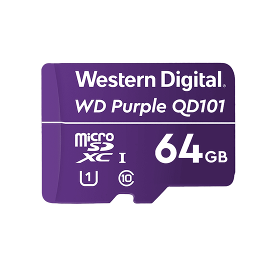 WD Purple 64GB SC QD101 MicroSD