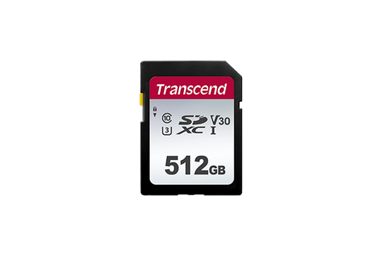TRANSCEND SDXC UHS-3/V30 512GB 3D NAND