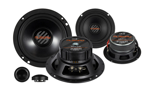 Musway ML6.3A 6.5" 3-tie erillissarja, aktiivinen