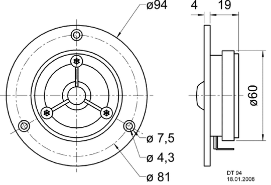 DT94 tweeter 20 mm
