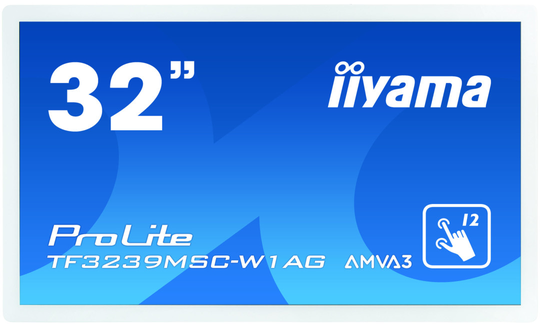Iiyama 32" PCAP WHITE Anti-glare