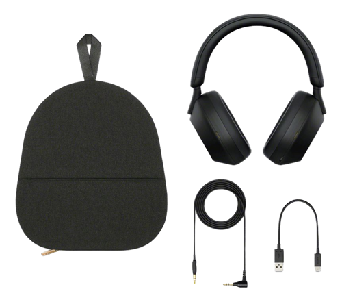 WH-1000XM5, Headphones With Mic, Full Size, Bluetooth, Black