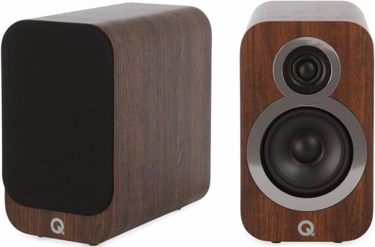 Q Acoustics 3010i jalustakaiutin, pähkinä, pari