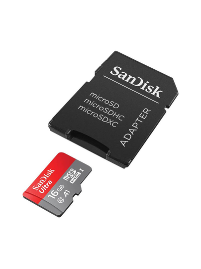 Sandisk ultra 16gb microsdhc (98mb/s) uhs-i (a1) muistikortti