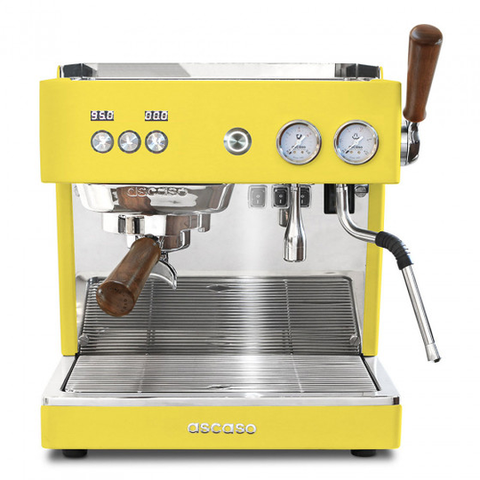 Kahvikone Ascaso Baby T Zero Textured Yellow