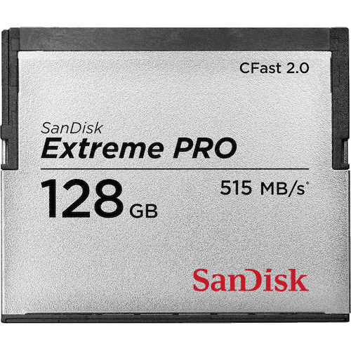 Extreme Pro CFAST 2.0 128GB 525MB/s VPG1