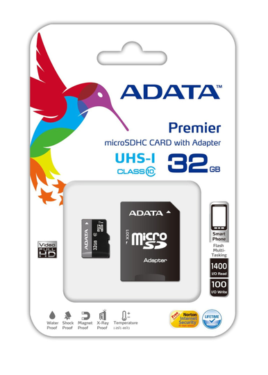 ADATA 32GB MicroSDHC UHS-I Class10 +ad