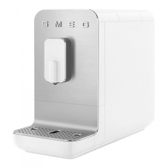 Kahvikone Smeg 50's Style Silver White BCC01WHMEU