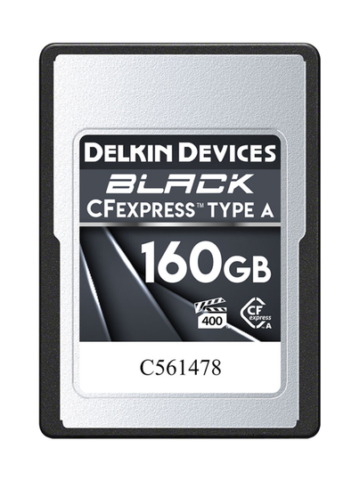 Delkin cfexpress black vpg400 160gb (type a) -muistikortti