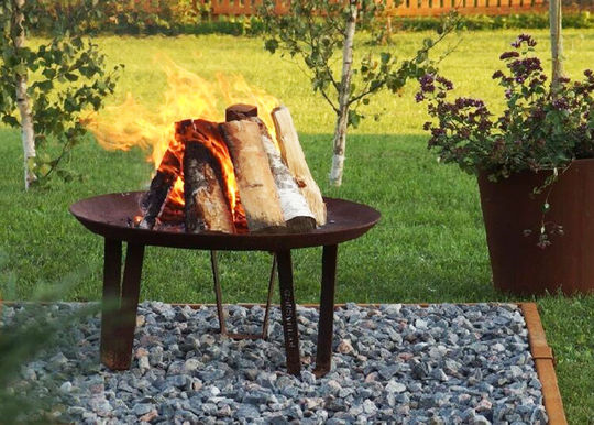 Tulisija Cor-ten terästä GrillSymbol Elegante