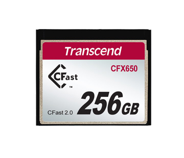 TRANSCEND CFAST 2.0 CFX650 256GB