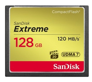 Extreme CF 120MB/s 85MB/s UDMA7 128GB