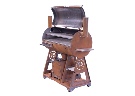 BBQ-savustin Cor-Tan terästä GrillSymbol Smoky Beast XL