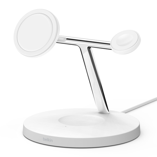 BELKIN MagSafe 3-in-1 Wrls Charger WHT