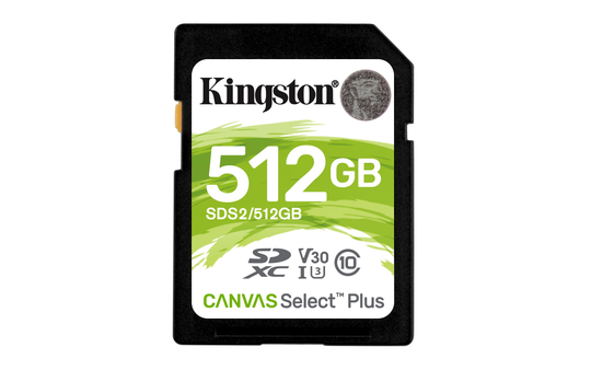 KINGSTON 512GB SDHC SELECT 100R CL 10 UHS-I