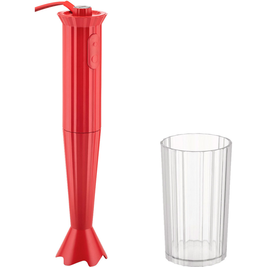 Alessi MDL10 Plissé -sauvasekoitin, punainen
