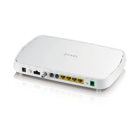 ZYXEL GPON CLASS B+, 4XGBE LAN, 2 FXS PORTS, 1 USB 2.0, 1 UPS PORT, RF OVERLAY, WIFI 11N 2.4GHZ 300M