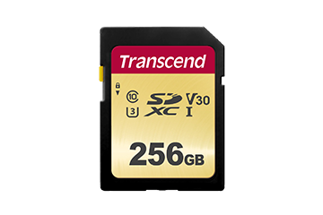 TRANSCEND SDXC UHS-3/V30 256GB MLC