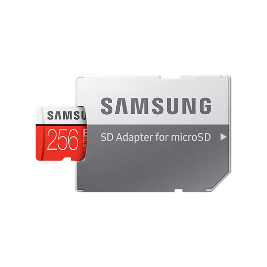 Samsung EVO Plus microSDXC muistikortti 256 GB + sovitin