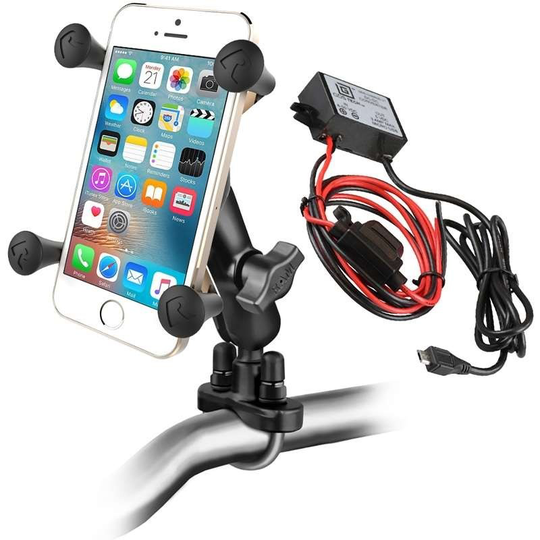 RAM Mounts RAM MICRO USB POW RAIL U-BOLT