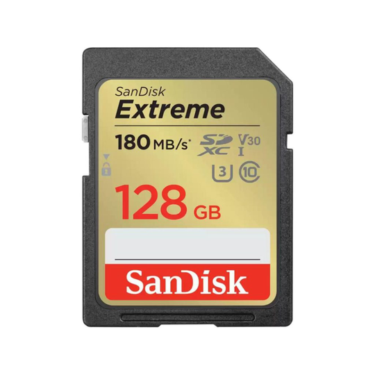 Extreme 128GB SDXC 180MB/s UHS-I C10 U3