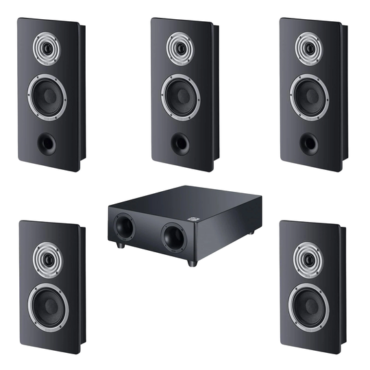 Heco Ambient 5.1 kotiteatterisarja, musta