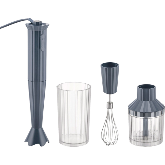 Alessi MDL10S Plissé -sauvasekoitinsetti, harmaa