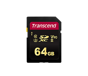 TRANSCEND SDXC UHS-II U3/V90 64GB 3D NAND