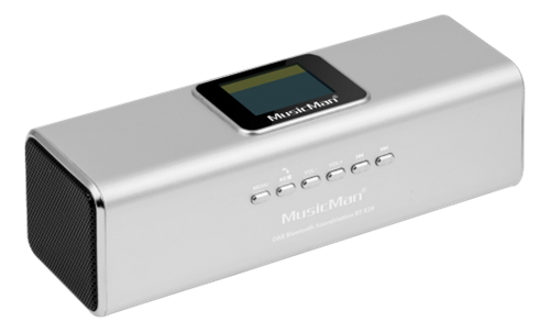MusicMan DAB Bluetooth Soundstation Silver