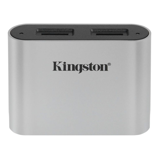 KINGSTON USB3.2 GEN1 WORKFLOW DUAL-SLOT MICROSDHC/SDXC UHS-II CARD READER