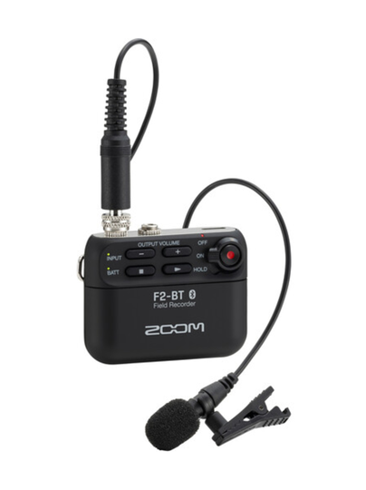 Zoom f2-bt -audiotallennin bluetoothilla (musta)