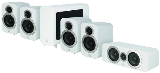 Q Acoustics Q3010i 5.1 Cinema Pack, valkoinen