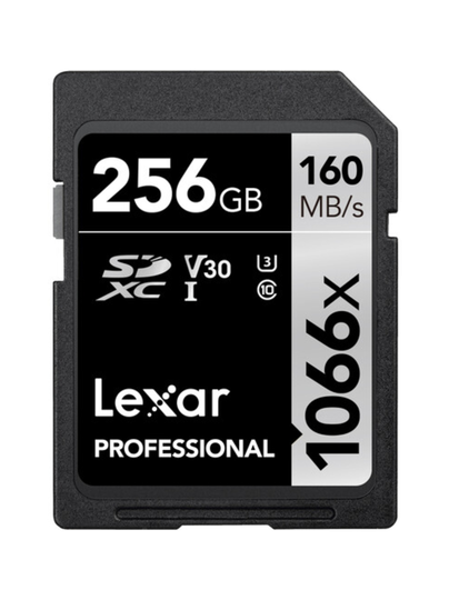 Lexar professional 256gb sdxc uhs-i (1066x, 160mb/s) -muistikortti